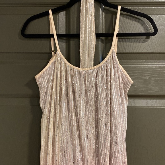 NWT - Sundress X Anthropologie Nicole Purple Ombré Sequin Fringe Dress - Picture 5 of 10